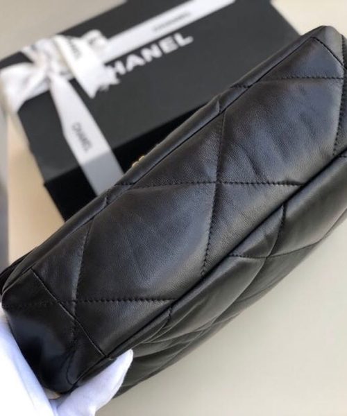 [REP 1:1] Chanel 19 HandBag Black For Women 11.8in/30cm