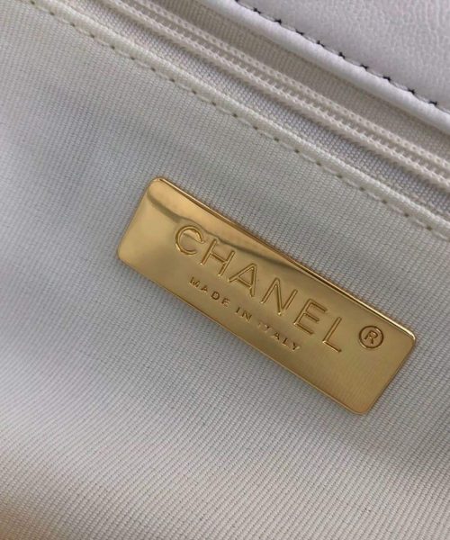 [REP 1:1] Chanel 19 HandBag White For Women 10.1in/26cm AS1160