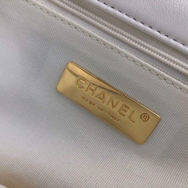 [REP 1:1] Chanel 19 HandBag White For Women 10.1in/26cm AS1160