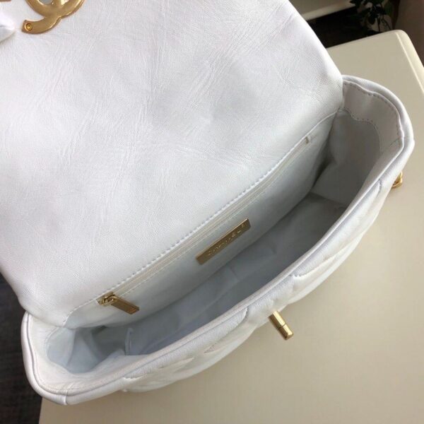 [REP 1:1] Chanel 19 HandBag White For Women 10.1in/26cm AS1160
