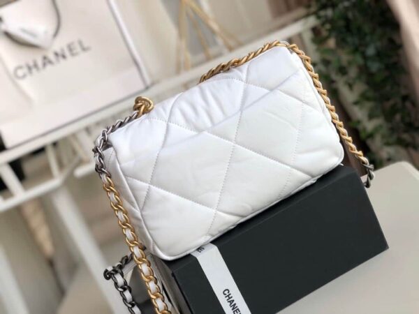 [REP 1:1] Chanel 19 HandBag White For Women 10.1in/26cm AS1160