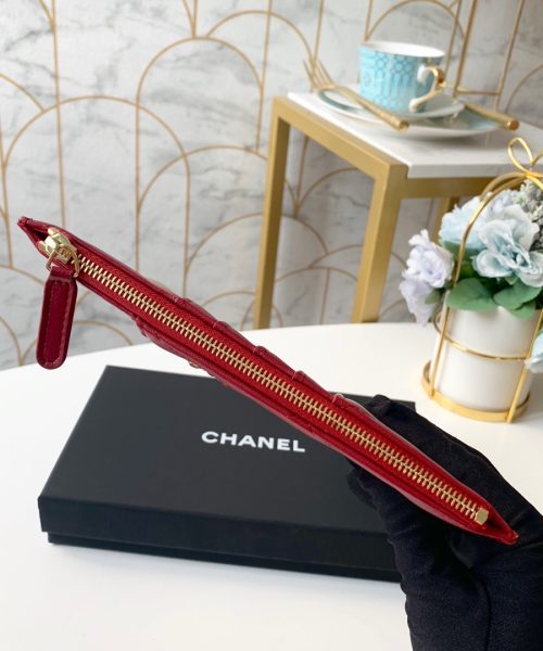 1:1 Replica Chanel 19 Matelasse Phone and Card Case Red Bag For Women 19cm/7.5in