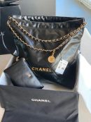 [REP 1:1] Chanel 22 Handbag Black For Women 16.4in/42cm AS3261 B08872 94305