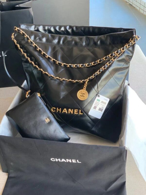 [REP 1:1] Chanel 22 Handbag Black For Women 16.4in/42cm AS3261 B08872 94305