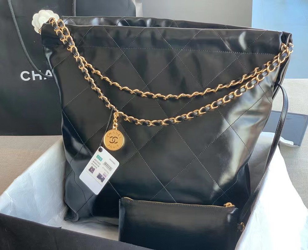 [REP 1:1] Chanel 22 Handbag Black For Women 16.4in/42cm AS3261 B08872 94305