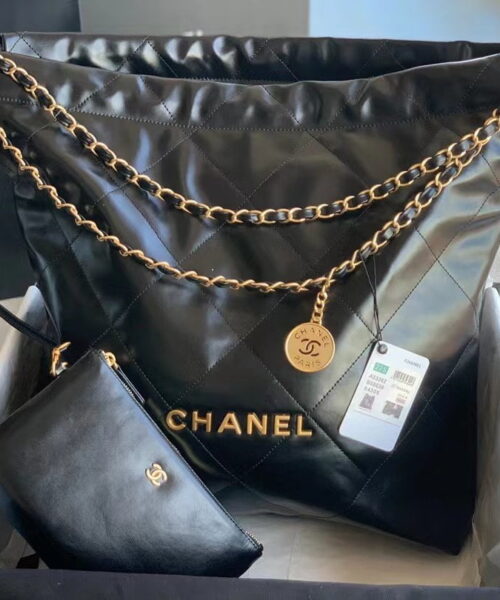 [REP 1:1] Chanel 22 Handbag Black For Women 16.4in/42cm AS3261 B08872 94305