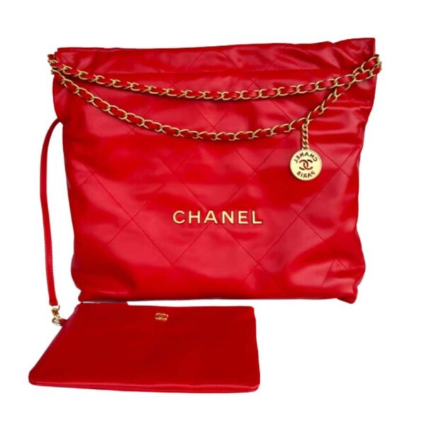 [REP 1:1] Chanel 22 Handbag Red/Pink For Women 39cm / 15.3in AS3261
