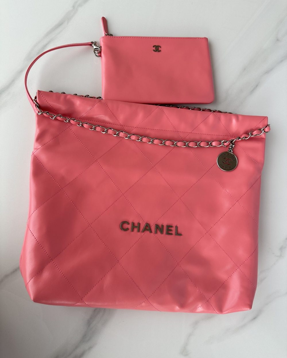 [REP 1:1] Chanel 22 Handbag Red/Pink For Women 39cm / 15.3in AS3261