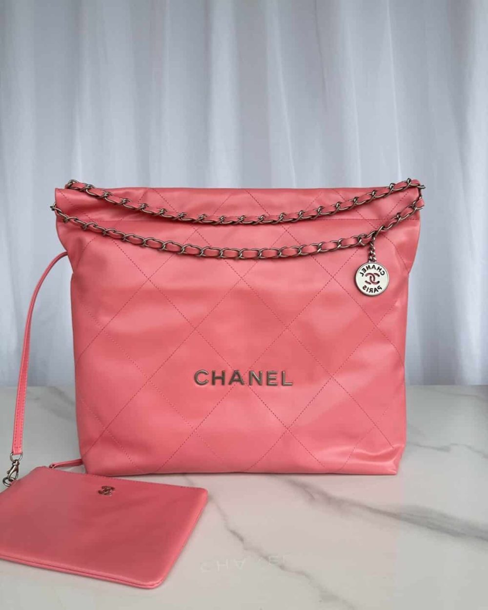 [REP 1:1] Chanel 22 Handbag Red/Pink For Women 39cm / 15.3in AS3261