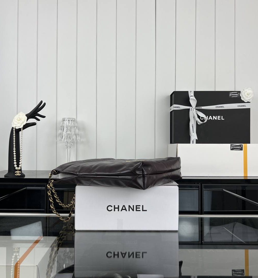 [REP 1:1] Chanel 22 Medium Handbag Yellow/Grey/Brown/Dark Blue/Pink/Jade Green/White For Women 37cm / 14.5in