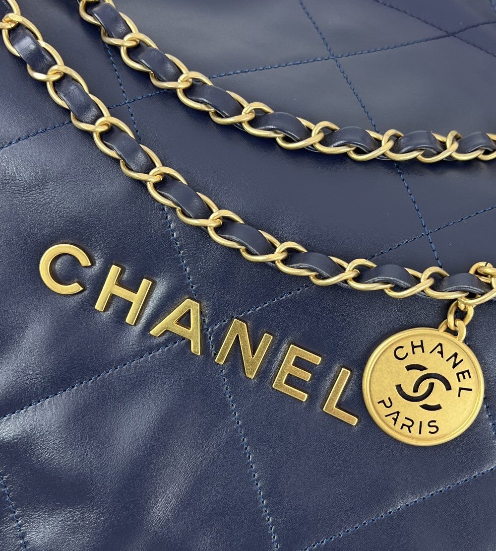 [REP 1:1] Chanel 22 Medium Handbag Yellow/Grey/Brown/Dark Blue/Pink/Jade Green/White For Women 37cm / 14.5in