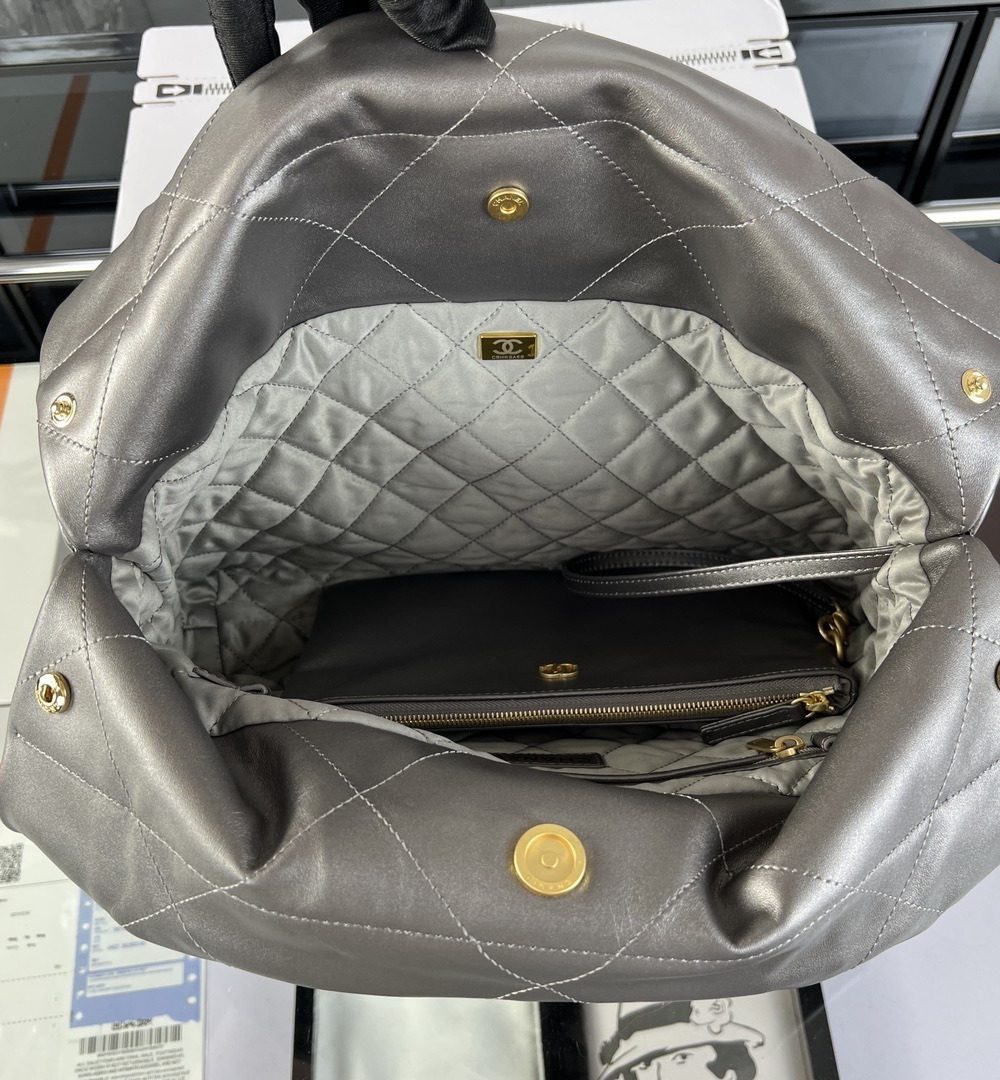 [REP 1:1] Chanel 22 Medium Handbag Yellow/Grey/Brown/Dark Blue/Pink/Jade Green/White For Women 37cm / 14.5in
