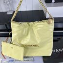 [REP 1:1] Chanel 22 Medium Handbag Yellow/Grey/Brown/Dark Blue/Pink/Jade Green/White For Women 37cm / 14.5in