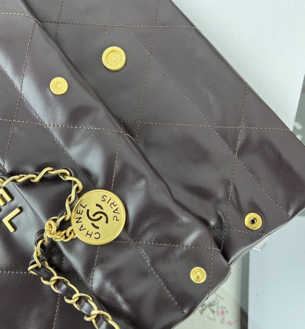 [REP 1:1] Chanel 22 Medium Handbag Yellow/Grey/Brown/Dark Blue/Pink/Jade Green/White For Women 37cm / 14.5in