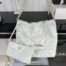 [REP 1:1] Chanel 22 Medium Handbag Yellow/Grey/Brown/Dark Blue/Pink/Jade Green/White For Women 37cm / 14.5in