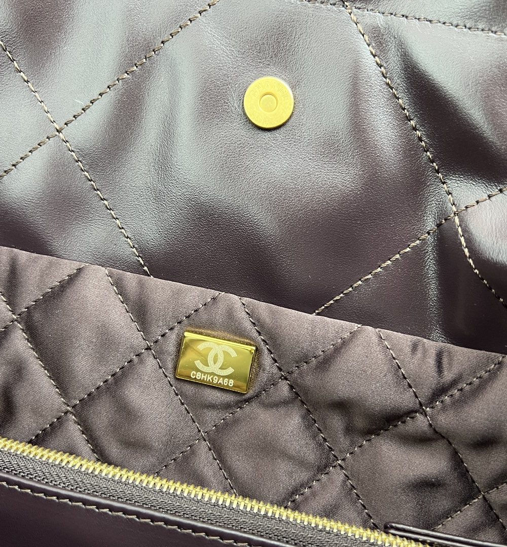 [REP 1:1] Chanel 22 Medium Handbag Yellow/Grey/Brown/Dark Blue/Pink/Jade Green/White For Women 37cm / 14.5in