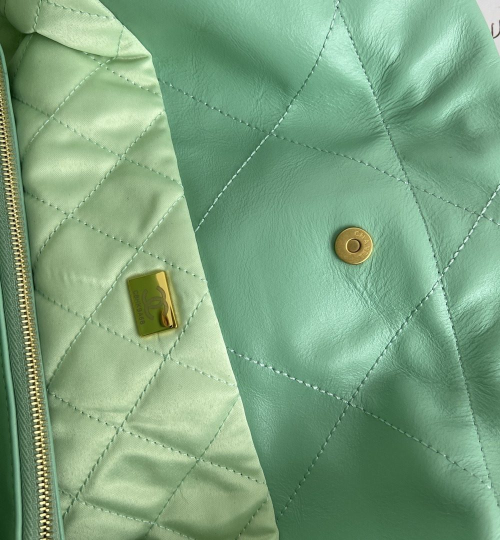 [REP 1:1] Chanel 22 Medium Handbag Yellow/Grey/Brown/Dark Blue/Pink/Jade Green/White For Women 37cm / 14.5in