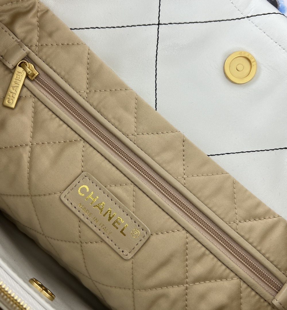 [REP 1:1] Chanel 22 Medium Handbag Yellow/Grey/Brown/Dark Blue/Pink/Jade Green/White For Women 37cm / 14.5in