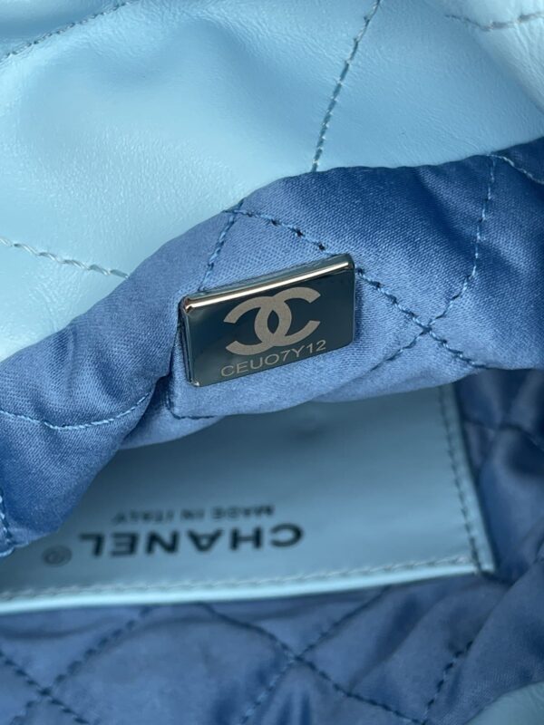 [REP 1:1] Chanel 22 Mini Handbag Blue For Women 20cm / 7.9in AS3980