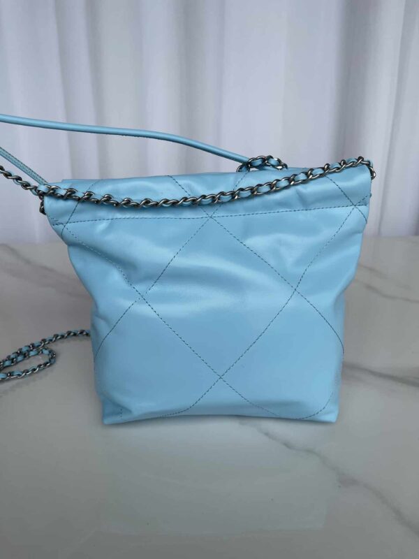 [REP 1:1] Chanel 22 Mini Handbag Blue For Women 20cm / 7.9in AS3980