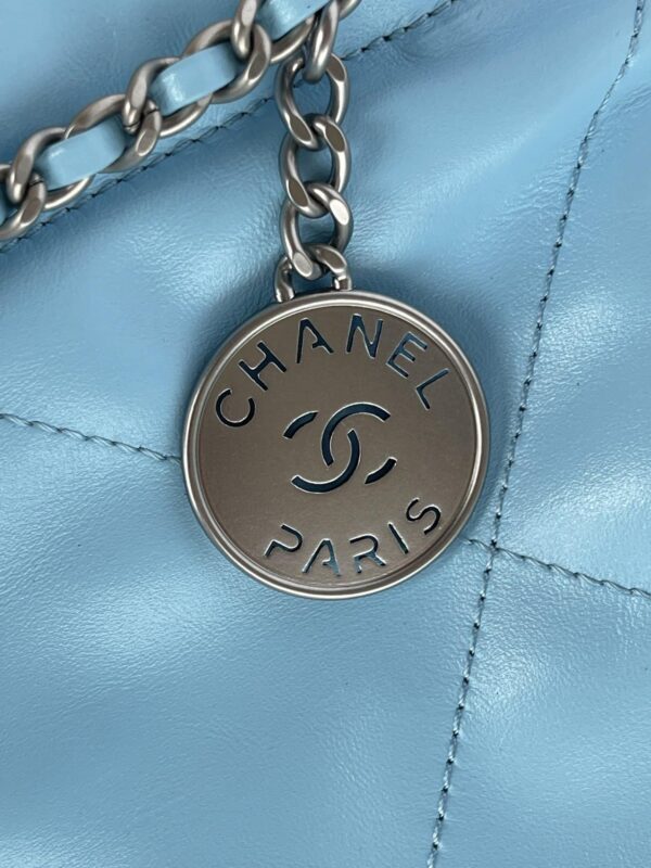 [REP 1:1] Chanel 22 Mini Handbag Blue For Women 20cm / 7.9in AS3980