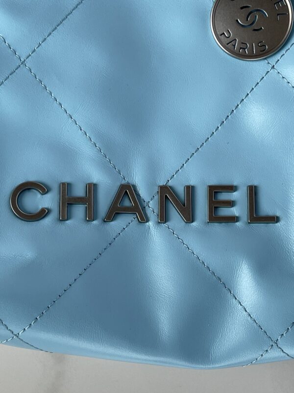 [REP 1:1] Chanel 22 Mini Handbag Blue For Women 20cm / 7.9in AS3980