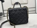 [REP 1:1] Chanel 22K Flap Bag Black For Women, Women's Bags 8.1in/20.5cm