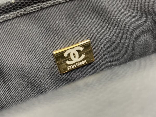 [REP 1:1] Chanel 22K Flap Bag Black For Women, Women's Bags 8.1in/20.5cm