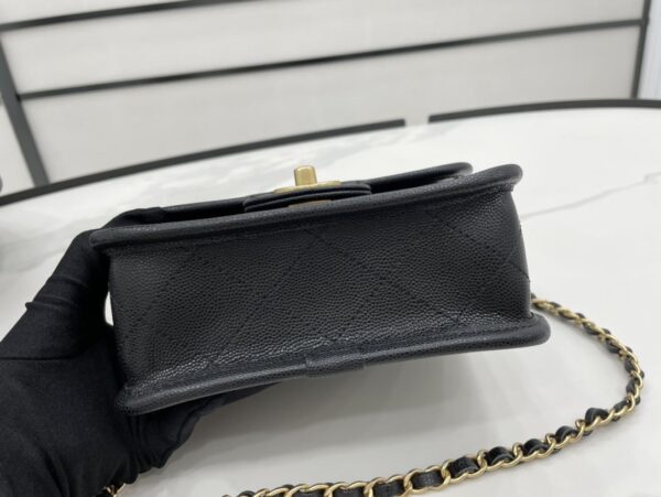 [REP 1:1] Chanel 22K Flap Bag Black For Women, Women's Bags 8.1in/20.5cm