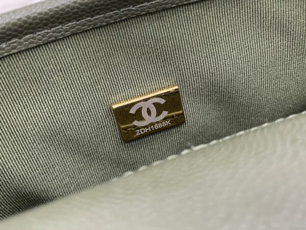 [REP 1:1] Chanel 22K Flap Bag Dark Green For Women, Women's Bags 8.1in/20.5cm