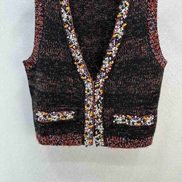 Chanel Armpit Neck Vest Black For Women