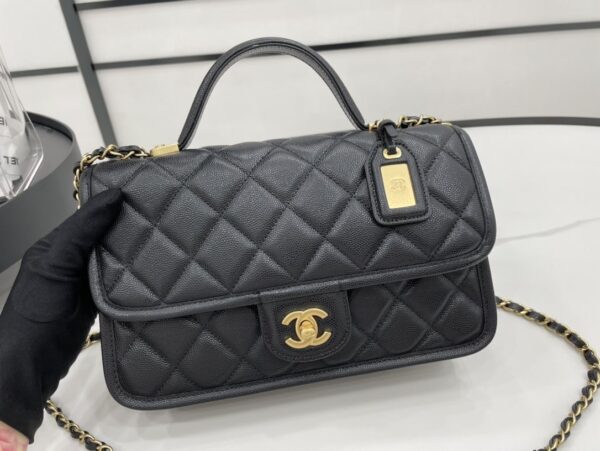 [REP 1:1] Chanel AS3653 22K Bag Black For Women, Women's Bags 9.8in/25cm