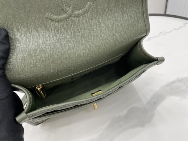 [REP 1:1] Chanel AS3653 22K Bag Dark Green For Women, Women's Bags 9.8in/25cm