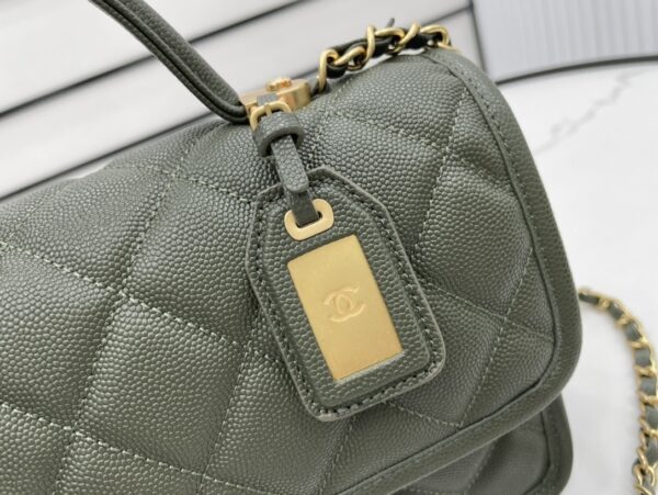 [REP 1:1] Chanel AS3653 22K Bag Dark Green For Women, Women's Bags 9.8in/25cm