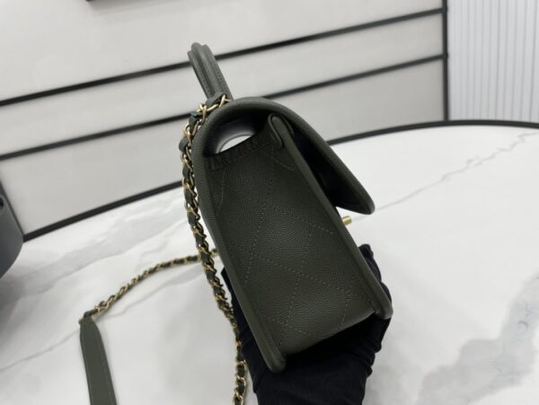 [REP 1:1] Chanel AS3653 22K Bag Dark Green For Women, Women's Bags 9.8in/25cm