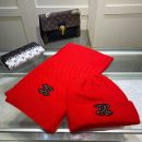 Chanel Beanie & Scarf Set In Red 