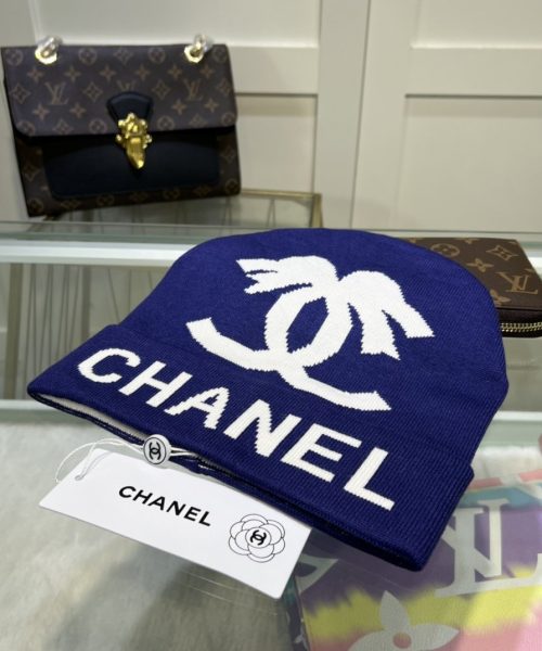 Chanel Beanie In Blue
