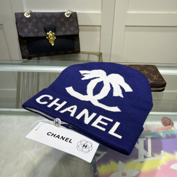 Chanel Beanie In Blue