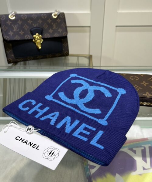 Chanel Beanie In Blue