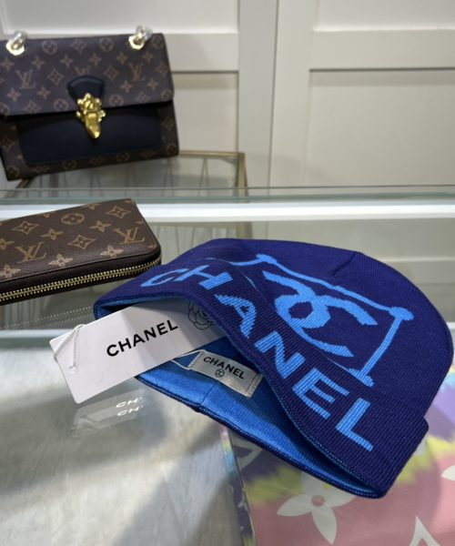 Chanel Beanie In Blue