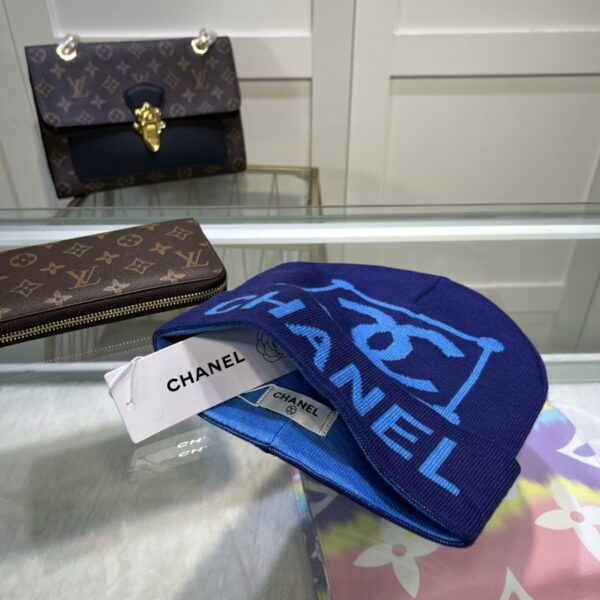 Chanel Beanie In Blue