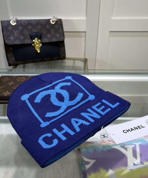 Chanel Beanie In Blue