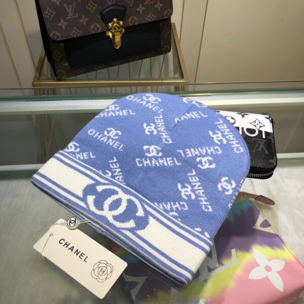 Chanel Beanie In Blue