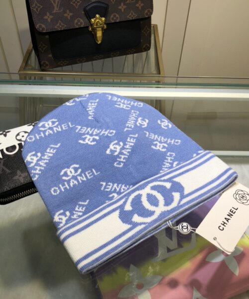 Chanel Beanie In Blue