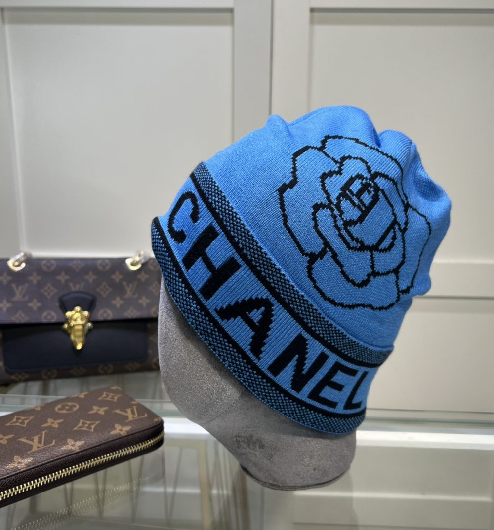 Chanel Beanie In Blue