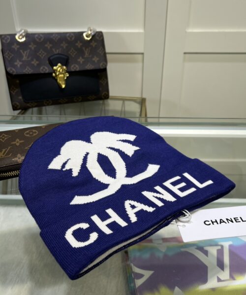 Chanel Beanie In Blue