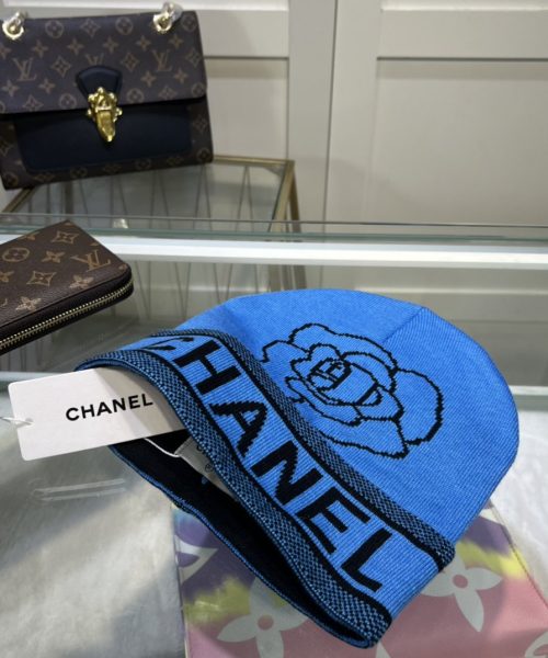 Chanel Beanie In Blue