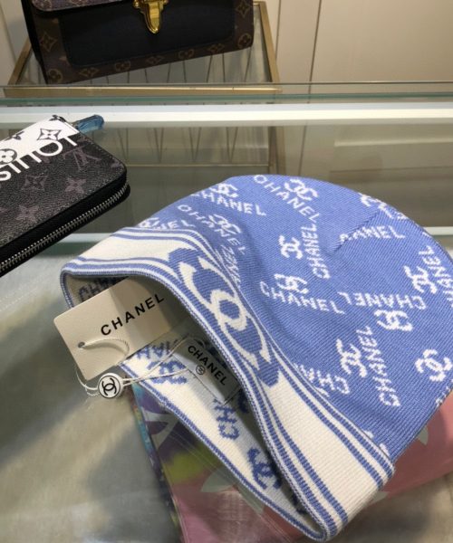 Chanel Beanie In Blue