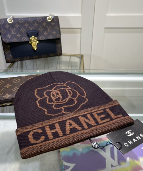 Chanel Beanie In Brown