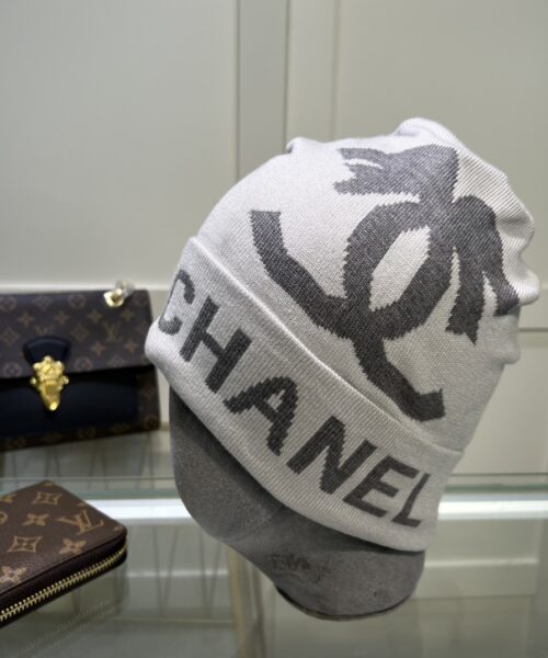 Chanel Beanie In Grey